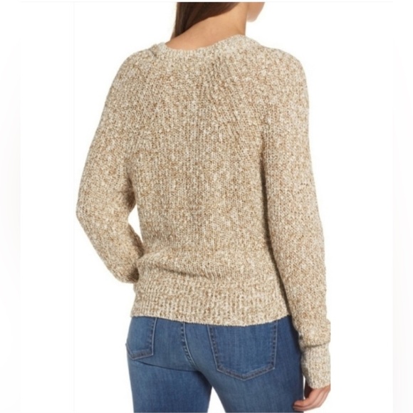Free People Electric City Sweater, Wheat, Size Small - Picture 3 of 5